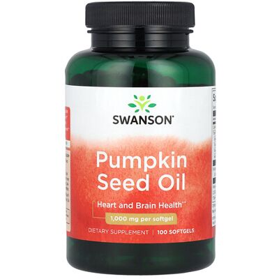 Swanson Pumpkin Seed Oil Softgels 1000Mg - Prostate Support Swanson Pumpkin Seed Oil Softgels 1000Mg - Prostate Support
