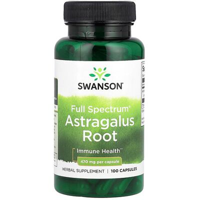 Swanson Full Spectrum Astragalus Root - 470 mg - 100 Capsules Swanson Full Spectrum Astragalus Root - 470 mg - 100 Capsules