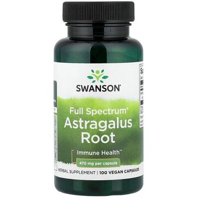 Swanson Full Spectrum Astragalus Root - 470 mg - 100 Capsules Swanson Full Spectrum Astragalus Root - 470 mg - 100 Capsules