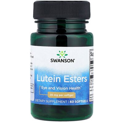 Swanson Lutein Ester 20mg - Eye and Vision Health Supplement Swanson Lutein Ester 20mg - Eye and Vision Health Supplement