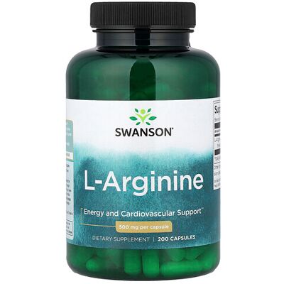 Swanson L-Arginine 500mg - Immune & Heart Support Swanson L-Arginine 500mg - Immune & Heart Support