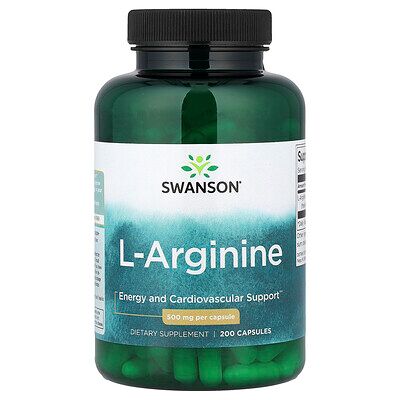 Swanson L-Arginine 500mg - Immune & Heart Support Swanson L-Arginine 500mg - Immune & Heart Support