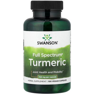 Swanson Turmeric 720 MG Full Spectrum - Dietary Supplements Swanson Turmeric 720 MG Full Spectrum - Dietary Supplements