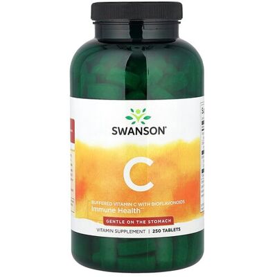Swanson Calcium Ascorbate Buffered Vitamin C 1000mg - 250 Tablets Swanson Calcium Ascorbate Buffered Vitamin C 1000mg - 250 Tablets