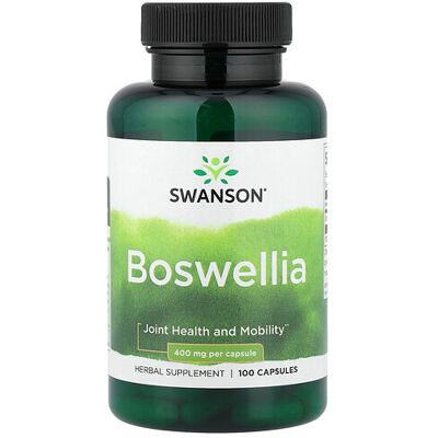 Swanson Boswellia 400 MG Dietary Supplement - 100 Capsules Swanson Boswellia 400 MG Dietary Supplement - 100 Capsules
