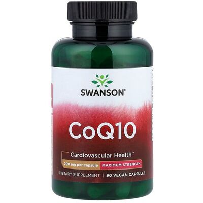 Swanson CoQ10 200 mg Capsules - Support Heart & Energy Swanson CoQ10 200 mg Capsules - Support Heart & Energy