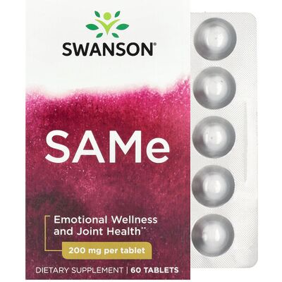 Swanson Biochem SAMe 200mg - Dietary Supplement Swanson Biochem SAMe 200mg - Dietary Supplement
