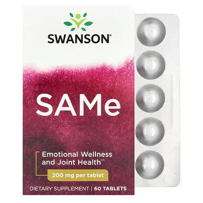 Swanson Biochem SAMe 200mg - Dietary Supplement Swanson Biochem SAMe 200mg - Dietary Supplement