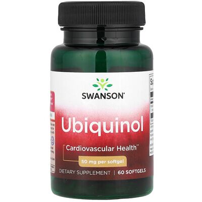 Swanson Ubiquinol 50mg - Heart Health Supplement Swanson Ubiquinol 50mg - Heart Health Supplement