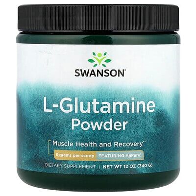 Swanson AjiPure L-Glutamine Powder 340g - Dietary Supplement Swanson AjiPure L-Glutamine Powder 340g - Dietary Supplement