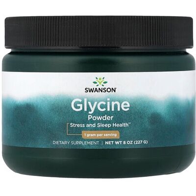 Swanson - AjiPure Glycine Powder - 227g - Dietary Supplement Swanson - AjiPure Glycine Powder - 227g - Dietary Supplement