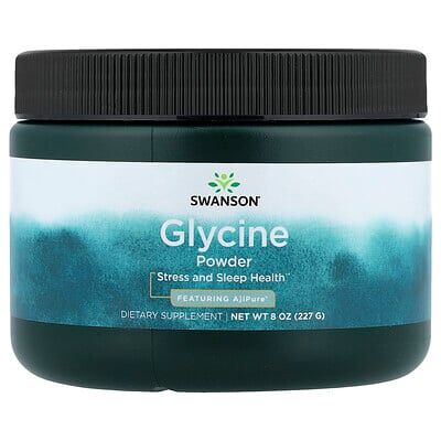 Swanson - AjiPure Glycine Powder - 227g - Dietary Supplement Swanson - AjiPure Glycine Powder - 227g - Dietary Supplement