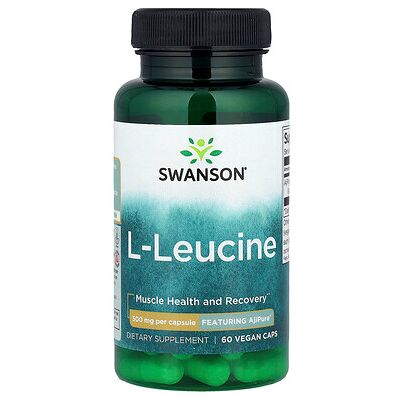 Swanson Ultra AjiPure L-Leucine 60 Veg Capsules - Dietary Supplement Swanson Ultra AjiPure L-Leucine 60 Veg Capsules - Dietary Supplement