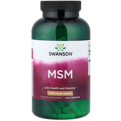 Swanson Ultra MSM 1000mg Capsules - Supplement Swanson Ultra MSM 1000mg Capsules - Supplement