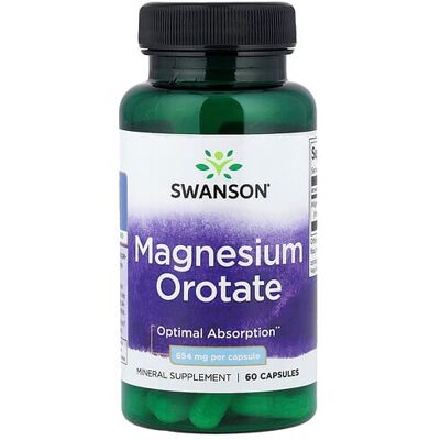 Swanson Magnesium Orotate 654mg - Dietary Supplements Swanson Magnesium Orotate 654mg - Dietary Supplements
