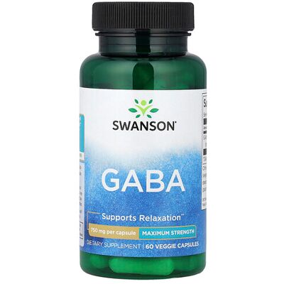 Swanson Ultra GABA 750mg - Relax & Sleep Support Swanson Ultra GABA 750mg - Relax & Sleep Support