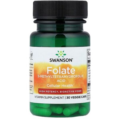 Swanson Folate 800 mcg - Vitamins & Supplements Swanson Folate 800 mcg - Vitamins & Supplements