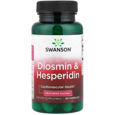 Swanson Diosmin & Hesperidin Capsules - Dietary Supplement for Cardiovascular Health Swanson Diosmin & Hesperidin Capsules - Dietary Supplement for Cardiovascular Health