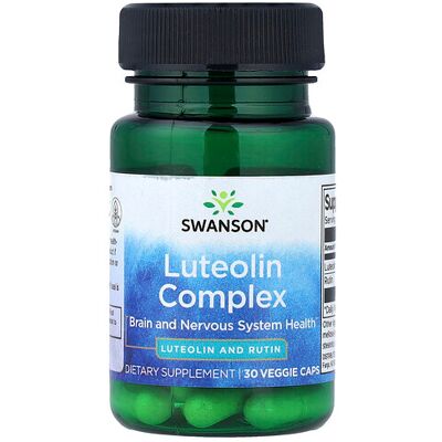 Swanson Luteolin Complex - 100mg Brain Support Supplement Swanson Luteolin Complex - 100mg Brain Support Supplement