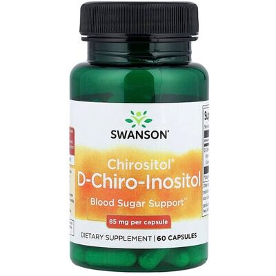 Swanson D-Chiro-Inositol - Blood Sugar & Wellness - 60 capsules Swanson D-Chiro-Inositol - Blood Sugar & Wellness - 60 capsules