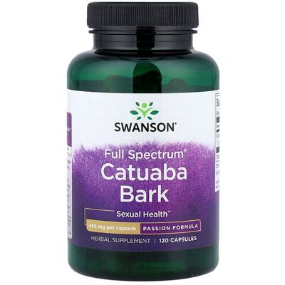 Swanson Full Spectrum Catuaba Bark 465mg Capsules 120 - Powerful South American sexual energizer Swanson Full Spectrum Catuaba Bark 465mg Capsules 120 - Powerful South American sexual energizer