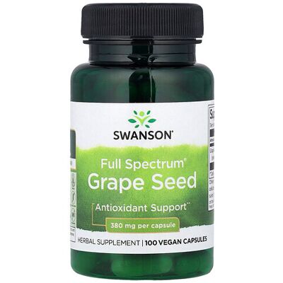 Swanson Grape Seed 380mg - Dietary Supplement Swanson Grape Seed 380mg - Dietary Supplement