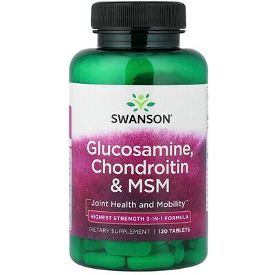 Swanson Glucosamine Chondroitin MSM 750mg - Dietary Supplements Swanson Glucosamine Chondroitin MSM 750mg - Dietary Supplements