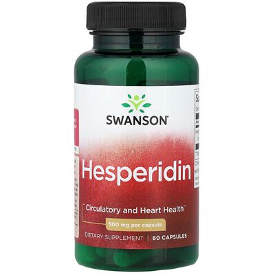 Swanson Hesperidin 500mg Capsules - Support Cardiovascular & Antioxidant Swanson Hesperidin 500mg Capsules - Support Cardiovascular & Antioxidant
