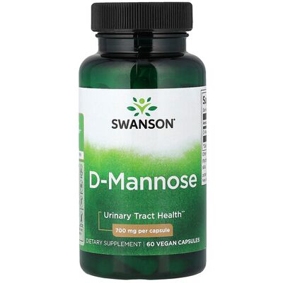 Swanson D-Mannose 700mg Capsules - Urinary Health Support Swanson D-Mannose 700mg Capsules - Urinary Health Support