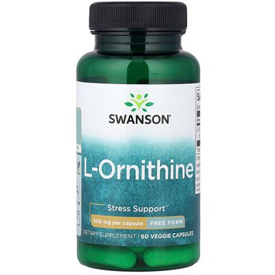 Swanson L-Ornithine 500 mg - Dietary Supplement Swanson L-Ornithine 500 mg - Dietary Supplement