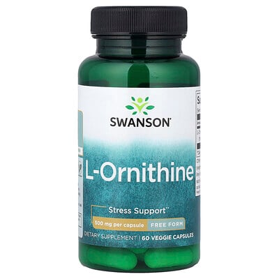 Swanson L-Ornithine 500 mg - Dietary Supplement Swanson L-Ornithine 500 mg - Dietary Supplement