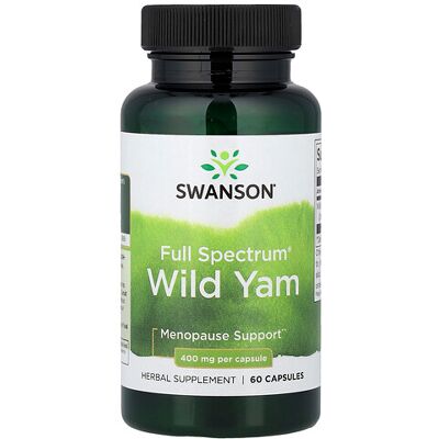 Swanson Full Spectrum Wild Yam 400mg Capsules - Dietary Supplement Swanson Full Spectrum Wild Yam 400mg Capsules - Dietary Supplement