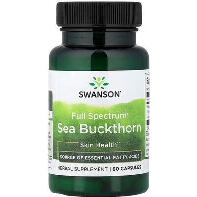 Swanson Vitamins, Full Spectrum® Sea Buckthorn, 60 Capsules (400 mg per Capsule) Swanson Vitamins, Full Spectrum® Sea Buckthorn, 60 Capsules (400 mg per Capsule)