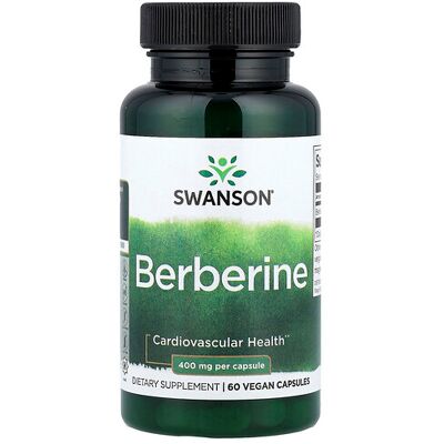 Swanson Berberine - 400mg Capsule for Heart & Blood Sugar Support Swanson Berberine - 400mg Capsule for Heart & Blood Sugar Support