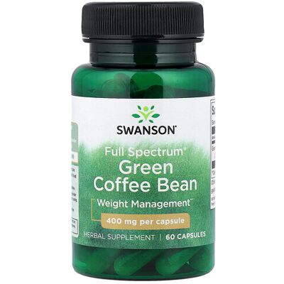 Swanson Full Spectrum Green Coffee Bean 400mg - Dietary Supplement Swanson Full Spectrum Green Coffee Bean 400mg - Dietary Supplement