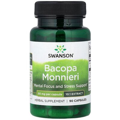 Swanson Bacopa Monnieri Extract - Support Memory & Focus Swanson Bacopa Monnieri Extract - Support Memory & Focus