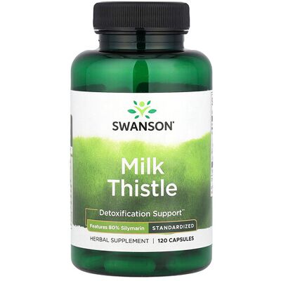 Swanson Brand Milk Thistle - 250mg, 120 Capsules - Liver Support Swanson Brand Milk Thistle - 250mg, 120 Capsules - Liver Support