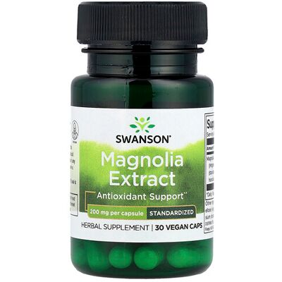Swanson Magnolia Extract 200mg - Mood & Stress Support Swanson Magnolia Extract 200mg - Mood & Stress Support
