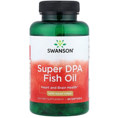 Swanson Super DPA Fish Oil - 60 softgels - Heart & Brain Support Swanson Super DPA Fish Oil - 60 softgels - Heart & Brain Support