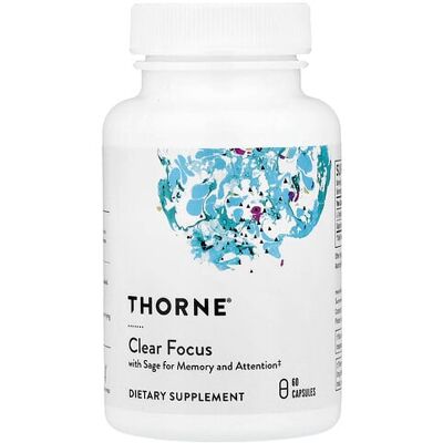 Thorne, Clear Focus, 60 Capsules Thorne, Clear Focus, 60 Capsules