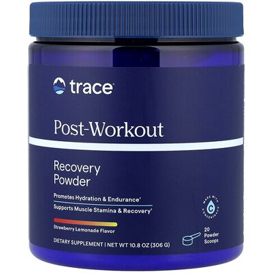 Trace, Post-Workout, Recovery Powder, Strawberry Lemonade, 10.8 oz (306 g) Trace, Post-Workout, Recovery Powder, Strawberry Lemonade, 10.8 oz (306 g)