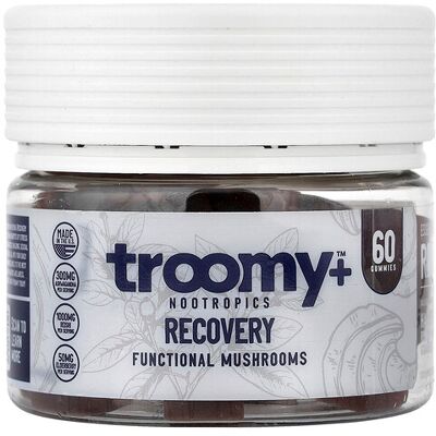 Troomy Nootropics, Recovery, Functional Mushrooms Gummies, Harvest Berry Acai, 60 Gummies Troomy Nootropics, Recovery, Functional Mushrooms Gummies, Harvest Berry Acai, 60 Gummies
