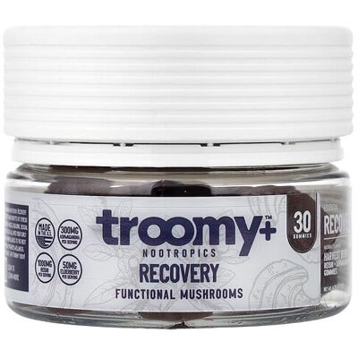 Troomy Nootropics, Recovery, Functional Mushrooms Gummies, Harvest Berry Acai, 30 Gummies Troomy Nootropics, Recovery, Functional Mushrooms Gummies, Harvest Berry Acai, 30 Gummies