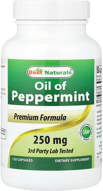 Best Naturals, Oil of Peppermint, 250 mg, 120 Capsules