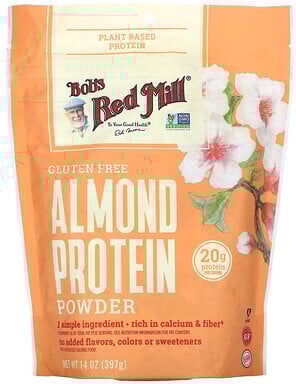 Bob's Red Mill, Almond Protein Powder, Gluten Free, 14 oz (397 g)