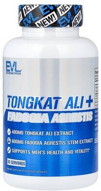 EVLution Nutrition, Tongkat Ali + Fadogia Agrestis, 60 Veggie Capsules