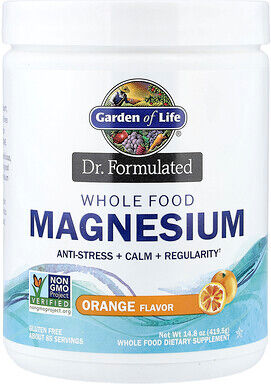 Garden of Life Dr. Formulated, Whole Food Magnesium, Orange, 14.8 oz (419.5 g)