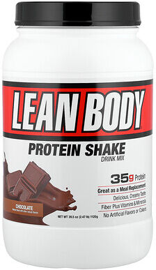 Labrada Nutrition, Lean Body®, Protein Shake Drink Mix, Chocolate, 2.47 lb (1,120 g)