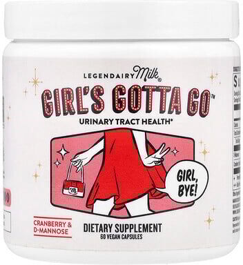 Legendairy Milk, Girl's Gotta Goâ„¢, Urinary Tract Health, 60 Vegan Capsules