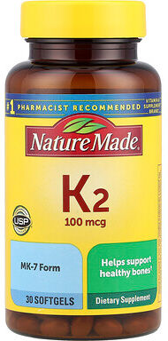 Nature Made, Vitamin K2, 100 mcg, 30 Softgels